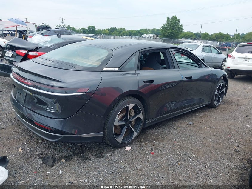 2024 Lucid Air VIN 50EA1TEAXRA002202 IAAI salvage auction — FRONT END, Wait Title, sold $10,200 on 2026-09-30 (photo 4)