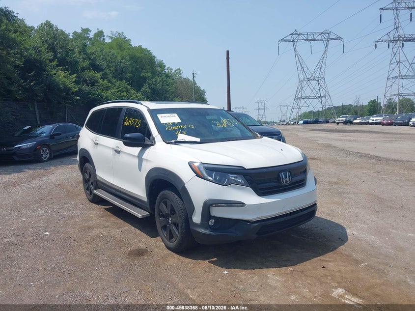 2022 Honda Pilot VIN 5FNYF6H88NB088805 — IAAI salvage auction photo