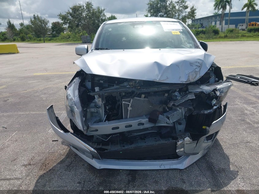 2024 Mitsubishi Mirage VIN ML32AUHJ3RH035918 IAAI salvage auction — FRONT END, Salvage Title, sold $1,300 on 2026-08-25 (photo 6)