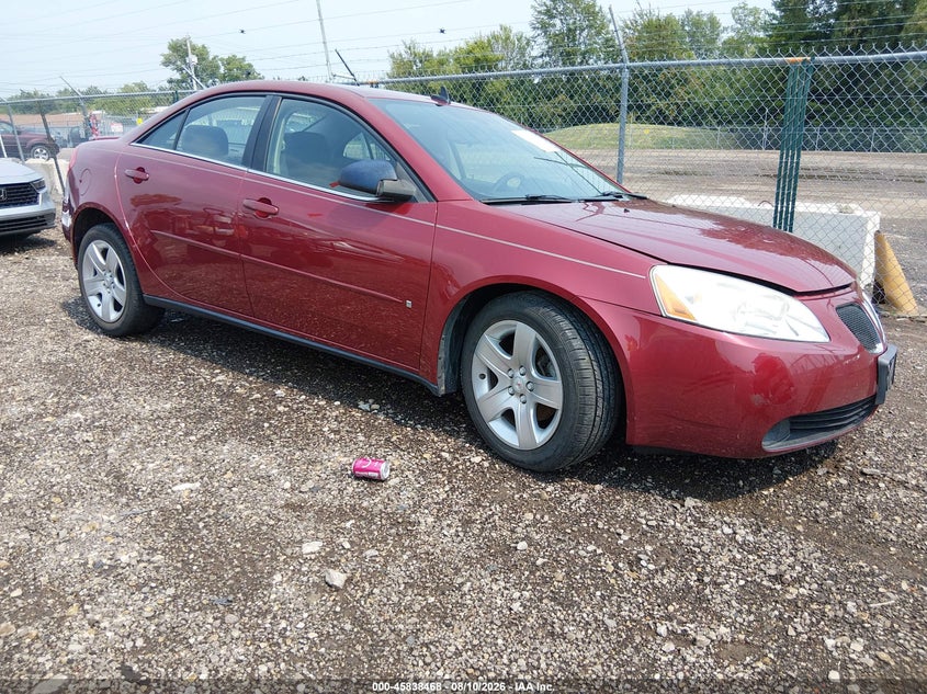 2009 Pontiac G6 VIN 1G2ZG57B394141484 IAAI salvage auction — LEFT FRONT, Salvage (Ohio), sold $600 on 2026-08-20 (photo 1)