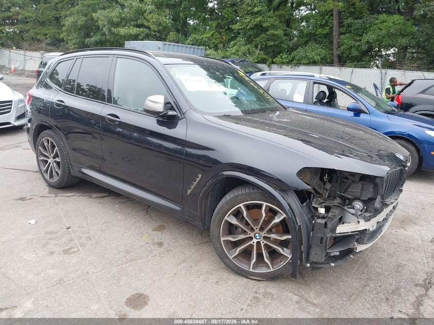 2018 BMW X3 VIN 5UXTS3C53J0Y97749 IAAI salvage auction — FRONT END, Mv-907A (New York), sold $10,900 on 2026-09-07 (photo 1)