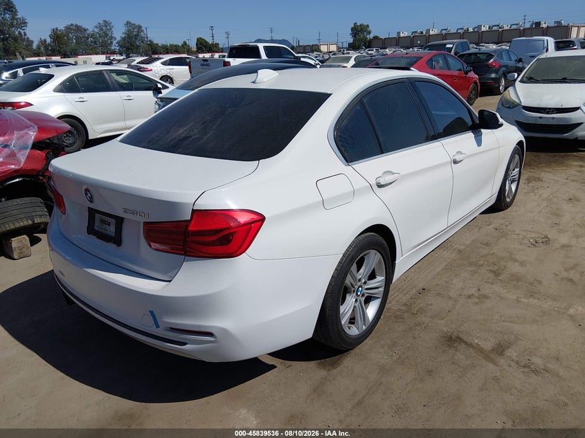 2017 BMW 3er VIN WBA8B9C54HK676134 IAAI salvage auction — REPOSSESSION, Clear - Dealer Only (California), sold $4,250 on 2026-08-19 (photo 4)