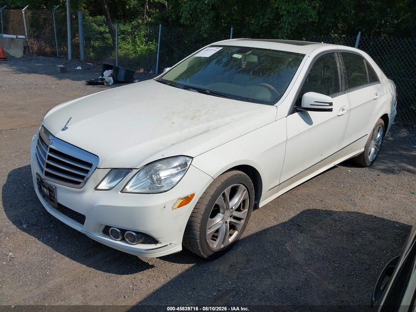 2011 Mercedes-benz E-class VIN WDDHF8HB5BA389999 IAAI salvage auction — UNKNOWN, Clear (Maryland), sold $1,000 on 2026-08-12 (photo 2)