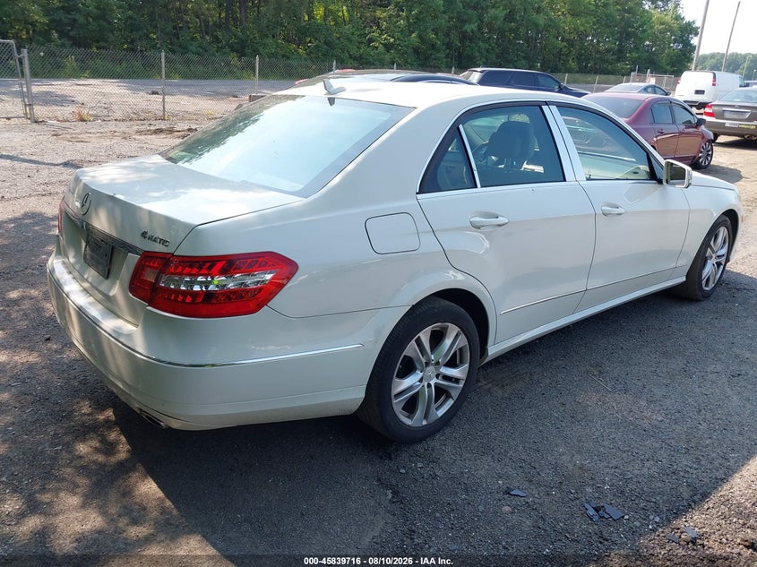 2011 Mercedes-benz E-class VIN WDDHF8HB5BA389999 IAAI salvage auction — UNKNOWN, Clear (Maryland), sold $1,000 on 2026-08-12 (photo 4)