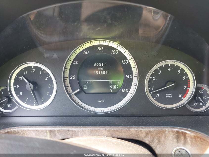 2011 Mercedes-benz E-class VIN WDDHF8HB5BA389999 IAAI salvage auction — UNKNOWN, Clear (Maryland), sold $1,000 on 2026-08-12 (photo 7)