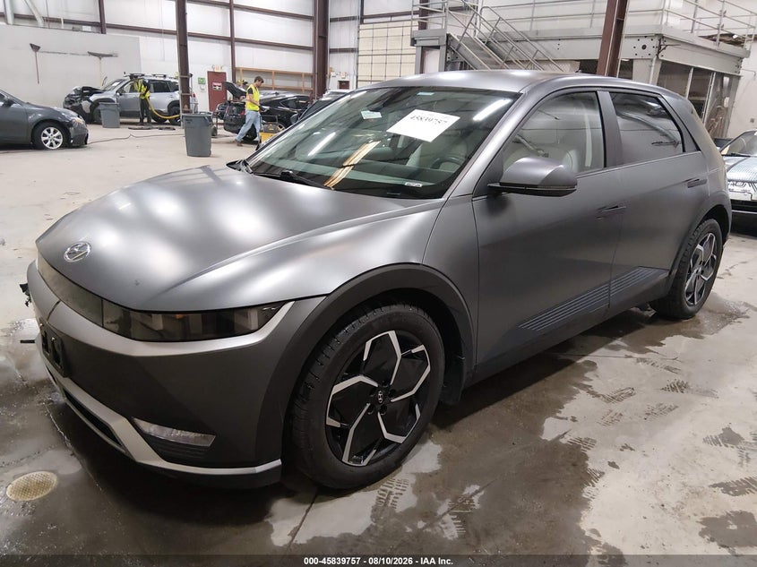 2023 Hyundai Ioniq 5 VIN KM8KNDAF4PU162586 IAAI salvage auction — RIGHT FRONT, Salvage (Idaho), sold $11,600 on 2026-08-23 (photo 2)