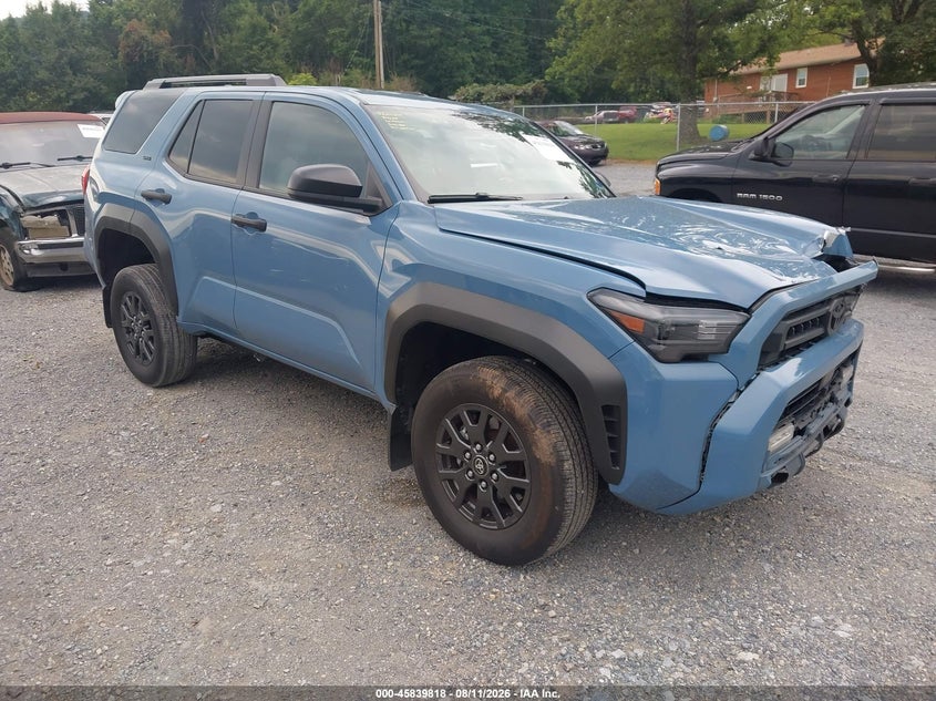 2025 Toyota 4Runner VIN JTEVA5BR8S5024348 IAAI salvage auction — Front End, Salvage (Virginia), sold $24,200 on 2026-09-24 (photo 1)
