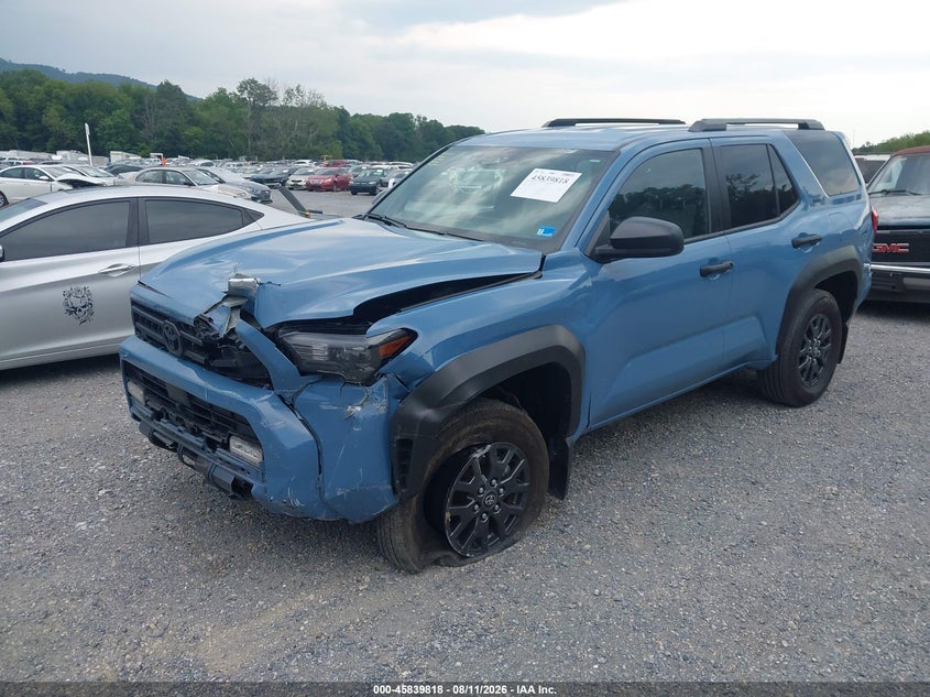 2025 Toyota 4Runner VIN JTEVA5BR8S5024348 IAAI salvage auction — Front End, Salvage (Virginia), sold $24,200 on 2026-09-24 (photo 2)