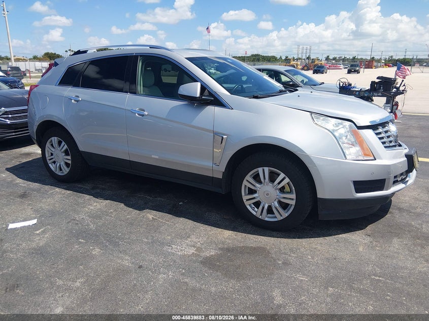 2016 Cadillac Srx VIN 3GYFNBE3XGS543850 IAAI salvage auction — LEFT FRONT, Salvage Title, sold $25 on 2026-08-31 (photo 1)
