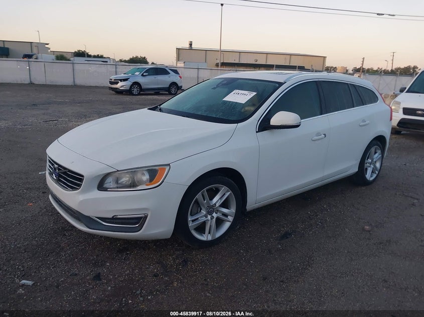 2015 Volvo V60 VIN YV140MEB5F1213574 IAAI salvage auction — NORMAL WEAR, Clear (Florida), sold $650 on 2026-08-18 (photo 2)
