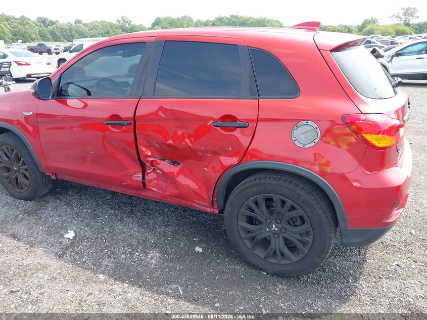 2019 Mitsubishi Outlander VIN JA4AR3AU6KU028839 IAAI salvage auction — REAR END, Salvage - Greater Than 75% (Maryland), sold $850 on 2026-09-01 (photo 6)