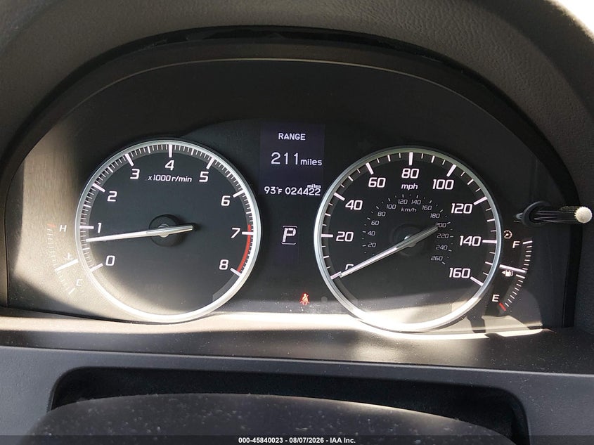 2016 Acura Rdx VIN 5J8TB3H50GL017626 IAAI salvage auction — FRONT END, Wait Title, sold $8,100 on 2026-08-24 (photo 7)