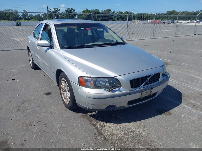 2004 Volvo S60 VIN YV1RS61T742385865 IAAI salvage auction — NORMAL WEAR, Clear (Florida), sold $325 on 2026-08-17 (photo 1)