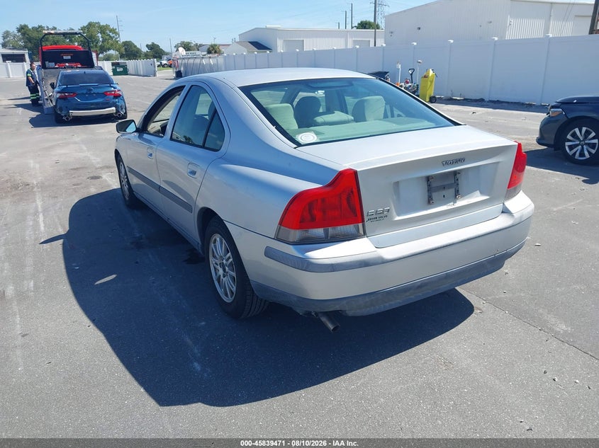 2004 Volvo S60 VIN YV1RS61T742385865 IAAI salvage auction — NORMAL WEAR, Clear (Florida), sold $325 on 2026-08-17 (photo 3)