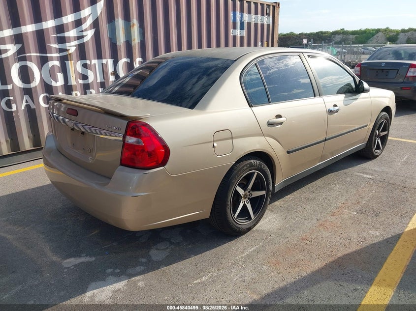 2005 Chevrolet Malibu VIN 1G1ZT54875F163480 IAAI salvage auction — NORMAL WEAR, Clear (Texas), sold $350 on 2026-09-06 (photo 4)