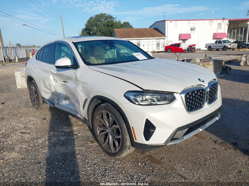 2022 BMW X4 VIN 5UX33DT07N9L91270 — IAAI salvage auction photo