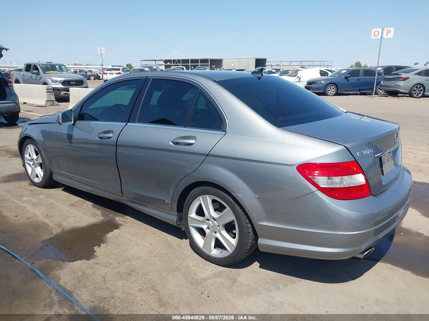 2011 Mercedes-benz C class VIN WDDGF8BB6BR168790 IAAI salvage auction — FRONT END, Salvage (Arizona), sold $1,500 on 2026-08-20 (photo 3)