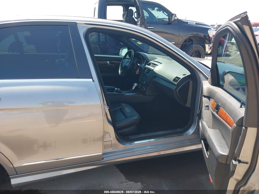 2011 Mercedes-benz C class VIN WDDGF8BB6BR168790 IAAI salvage auction — FRONT END, Salvage (Arizona), sold $1,500 on 2026-08-20 (photo 5)