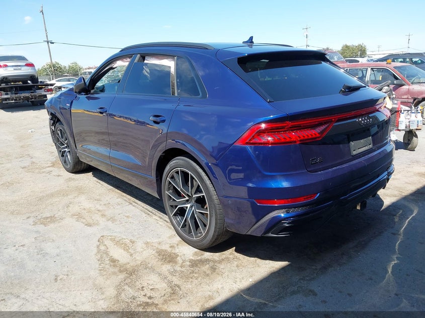 2021 Audi Q8 VIN WA1EVAF1XMD033643 IAAI salvage auction — FRONT END, Salvage Title, sold $7,750 on 2026-10-08 (photo 3)