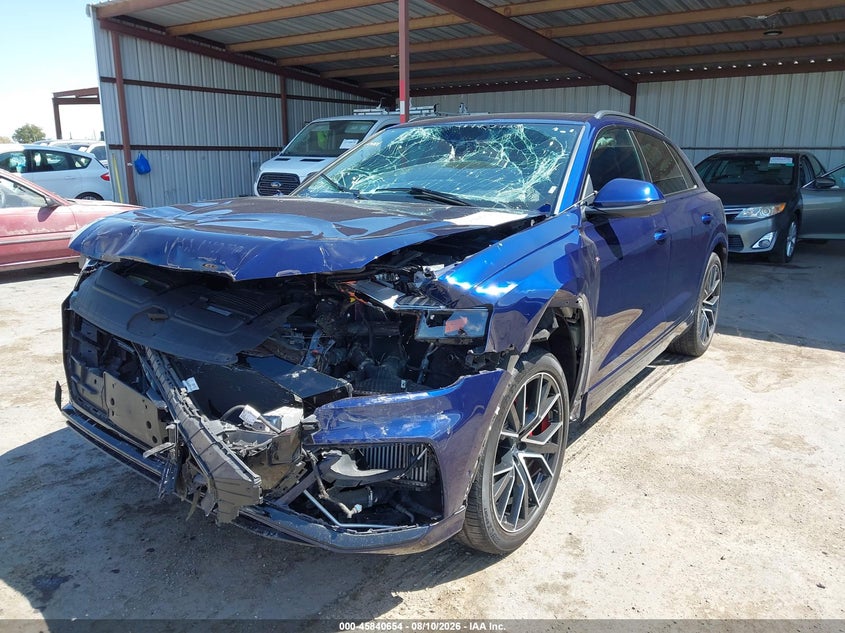 2021 Audi Q8 VIN WA1EVAF1XMD033643 IAAI salvage auction — FRONT END, Salvage Title, sold $7,750 on 2026-10-08 (photo 6)