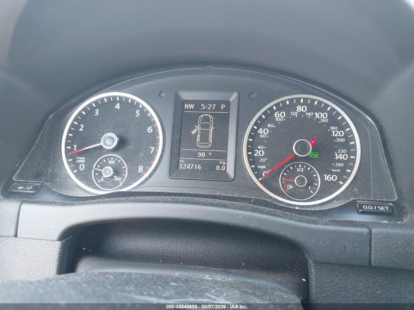 2014 Volkswagen Tiguan VIN WVGBV3AX7EW614602 IAAI salvage auction — NORMAL WEAR, Wait Title, sold $1,225 on 2026-08-13 (photo 7)