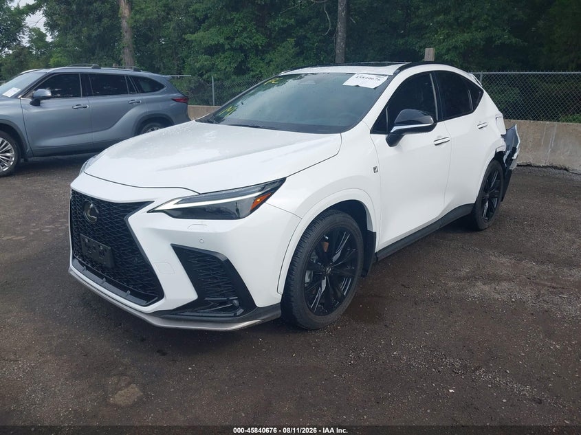 2025 Lexus NX 350 VIN 2T2KGCEZ3SC074935 IAAI salvage auction — Rear End, Salvage - Greater Than 75% (Maryland), sold $20,000 on 2026-09-12 (photo 2)