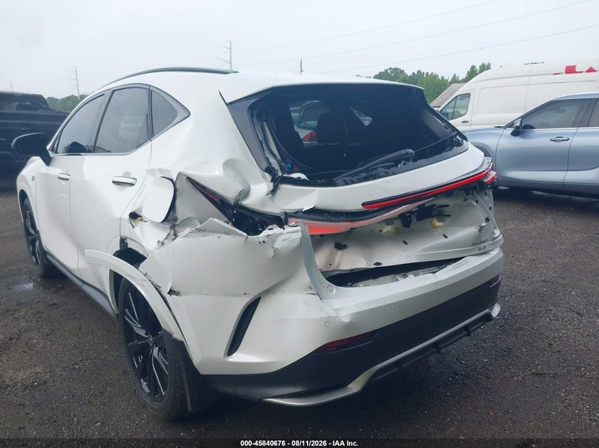 2025 Lexus NX 350 VIN 2T2KGCEZ3SC074935 IAAI salvage auction — Rear End, Salvage - Greater Than 75% (Maryland), sold $20,000 on 2026-09-12 (photo 6)
