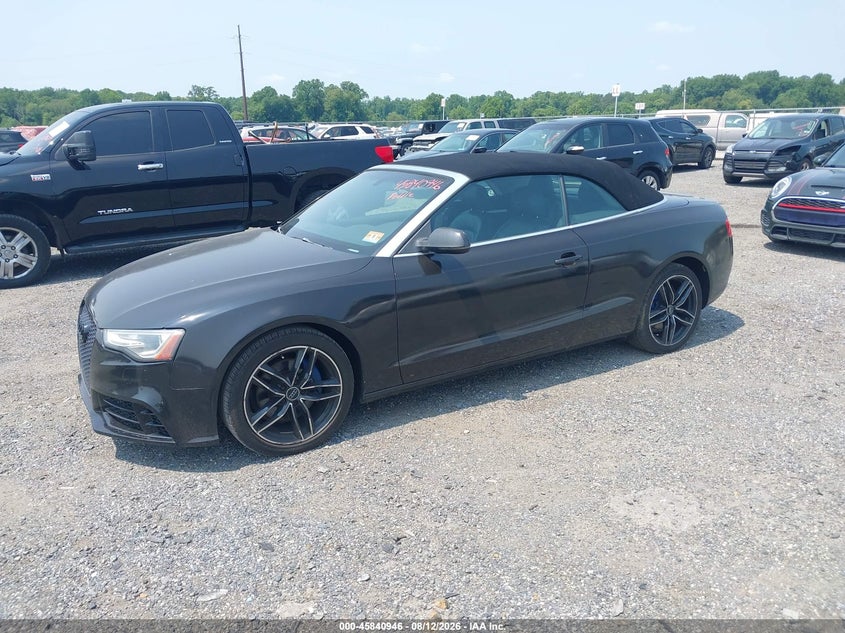 2014 Audi A5 VIN WAUCFAFH2EN007294 IAAI salvage auction — NORMAL WEAR, Clear (Delaware), sold $725 on 2026-08-23 (photo 2)