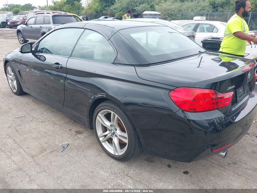 2015 BMW 4er VIN WBA3T7C50FPW79933 IAAI salvage auction — FRONT END, Salvage (Ohio), sold $8,050 on 2026-08-25 (photo 3)