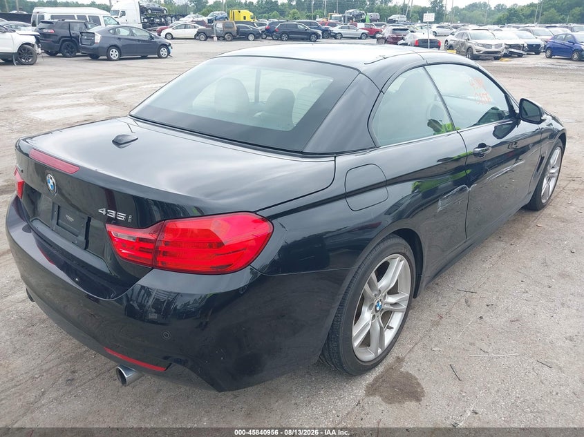 2015 BMW 4er VIN WBA3T7C50FPW79933 IAAI salvage auction — FRONT END, Salvage (Ohio), sold $8,050 on 2026-08-25 (photo 4)
