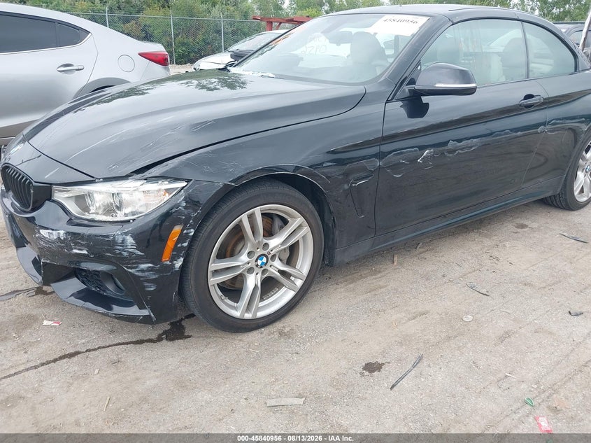 2015 BMW 4er VIN WBA3T7C50FPW79933 IAAI salvage auction — FRONT END, Salvage (Ohio), sold $8,050 on 2026-08-25 (photo 6)