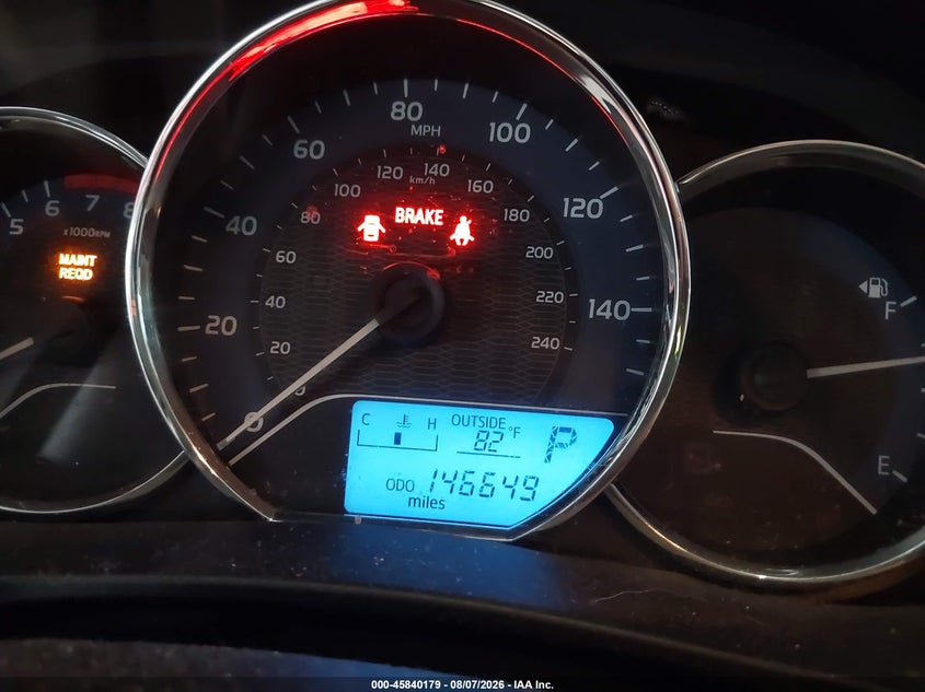 2015 Toyota Corolla VIN 2T1BURHE7FC320948 IAAI salvage auction — REAR END, Salvage Title, sold $2,000 on 2026-08-20 (photo 7)