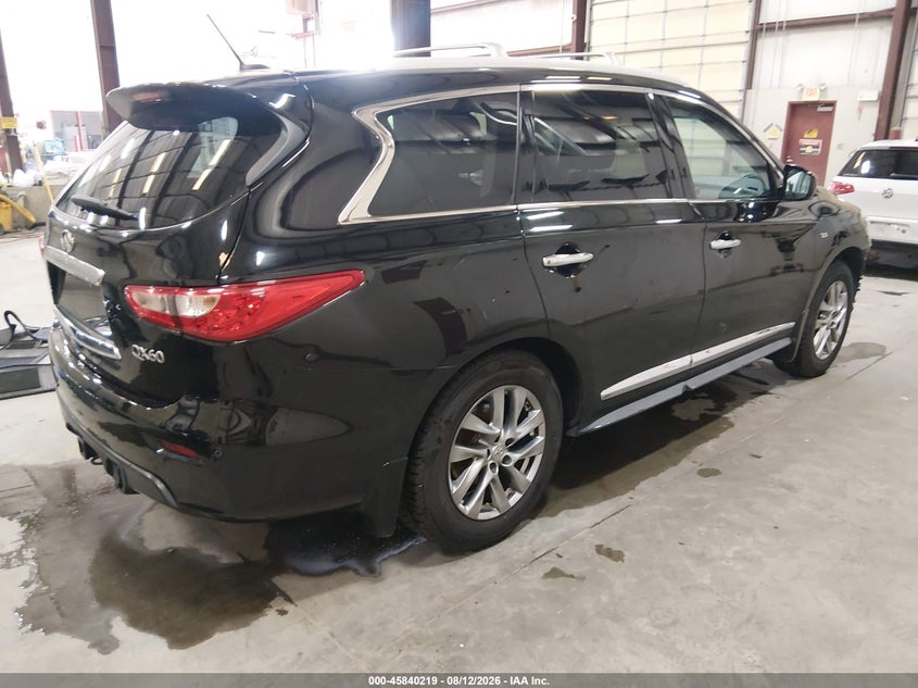 2015 Infiniti Qx60 VIN 5N1AL0MM1FC541697 IAAI salvage auction — FRONT END, Wait Title, sold $1,400 on 2026-09-05 (photo 4)