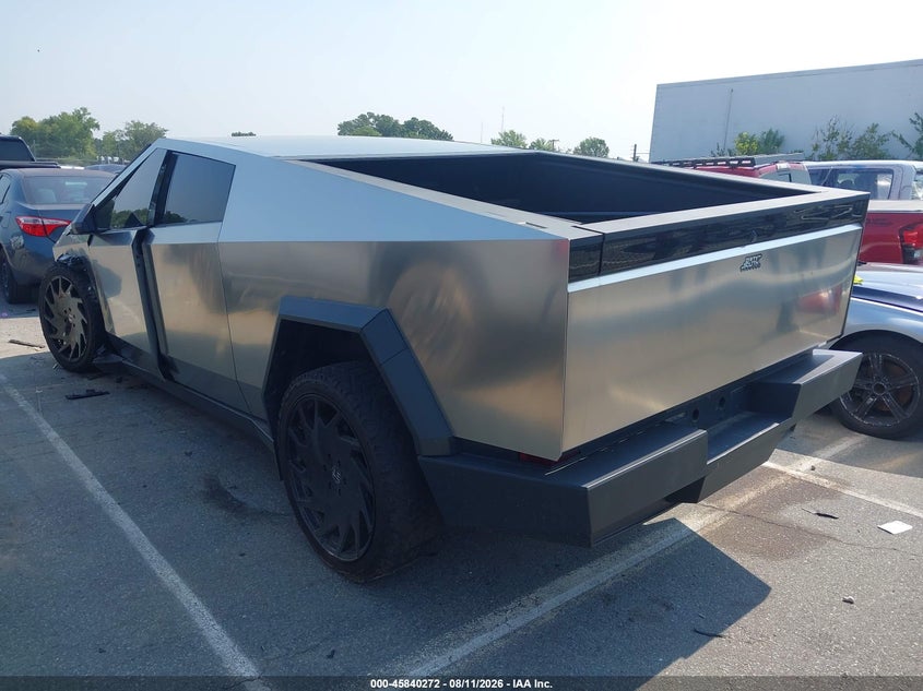 2025 Tesla Cybertruck VIN 7G2CEHED1SA067746 IAAI salvage auction — LEFT FRONT, Salvage (North Carolina), sold $27,500 on 2026-09-17 (photo 3)
