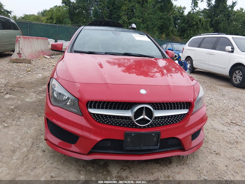 2014 Mercedes-benz Cla-klasse VIN WDDSJ4GB8EN137725 IAAI salvage auction — NORMAL WEAR, Clear (Maryland), sold $800 on 2026-08-20 (photo 6)