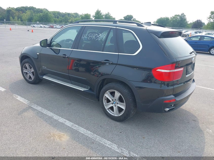2010 BMW X5 VIN 5UXFE8C50AL312707 IAAI salvage auction — RIGHT SIDE, Clear (Indiana), sold $800 on 2026-08-29 (photo 3)