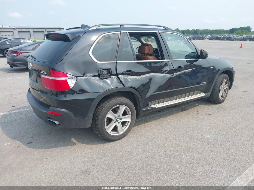 2010 BMW X5 VIN 5UXFE8C50AL312707 IAAI salvage auction — RIGHT SIDE, Clear (Indiana), sold $800 on 2026-08-29 (photo 4)