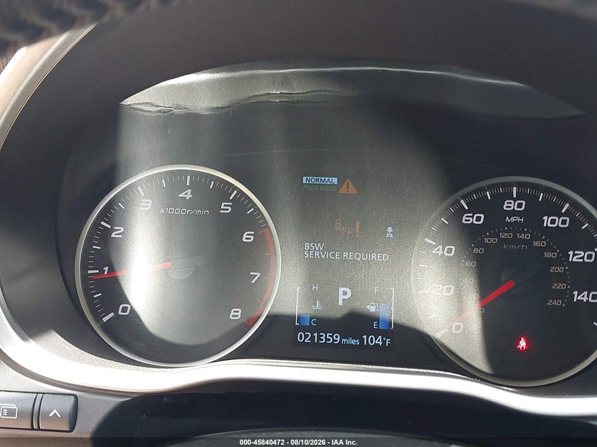 2026 Mitsubishi Eclipse cross VIN JA4ATWAA2TZ014417 IAAI salvage auction — FRONT END, Salvage Title, sold $11,200 on 2026-08-26 (photo 7)