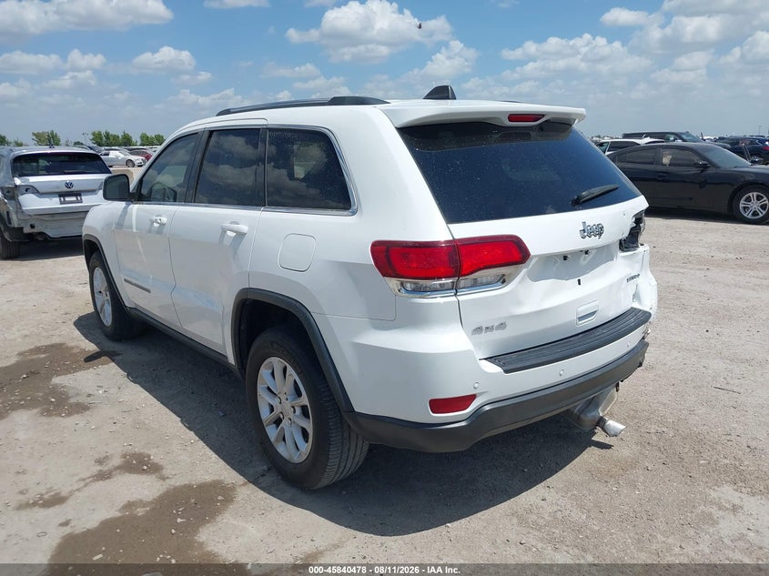 2021 Jeep Grand cherokee VIN 1C4RJFAG1MC731723 IAAI salvage auction — REAR END, Salvage (Texas), sold $7,200 on 2026-09-30 (photo 3)