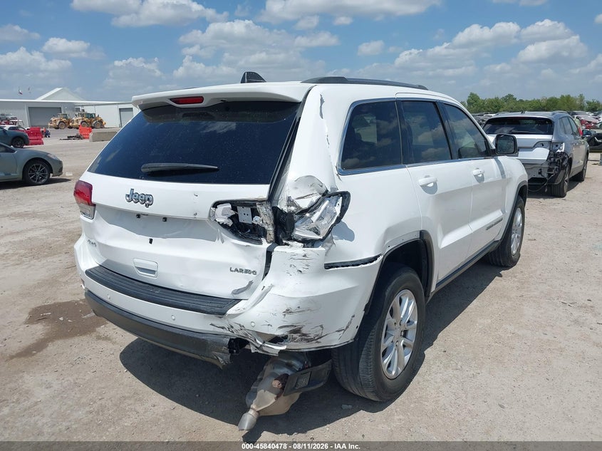 2021 Jeep Grand cherokee VIN 1C4RJFAG1MC731723 IAAI salvage auction — REAR END, Salvage (Texas), sold $7,200 on 2026-09-30 (photo 4)
