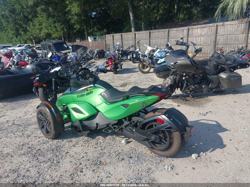 2013 Can-am/ brp Spyder VIN 2BXNABC15DV000209 IAAI salvage auction — NORMAL WEAR, Clear (South Carolina), sold $900 on 2026-09-08 (photo 3)