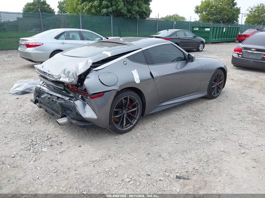 2023 Nissan Z VIN JN1BZ4BH4PM311431 IAAI salvage auction — REAR END, Wait Title, sold $14,000 on 2026-09-11 (photo 4)