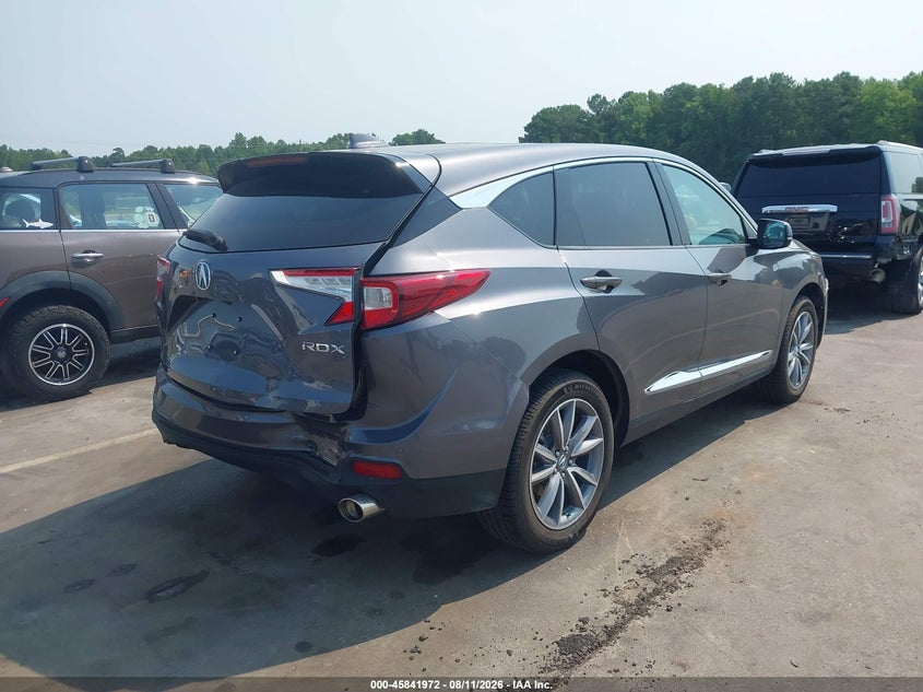 2019 Acura Rdx VIN 5J8TC1H54KL021978 IAAI salvage auction — FRONT & REAR, Salvage (North Carolina), sold $9,800 on 2026-08-23 (photo 4)