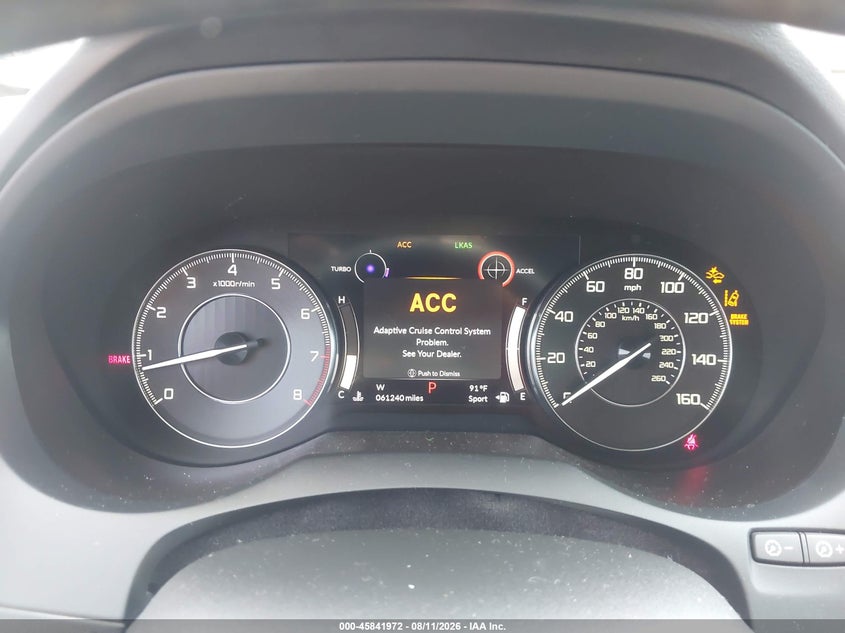 2019 Acura Rdx VIN 5J8TC1H54KL021978 IAAI salvage auction — FRONT & REAR, Salvage (North Carolina), sold $9,800 on 2026-08-23 (photo 7)