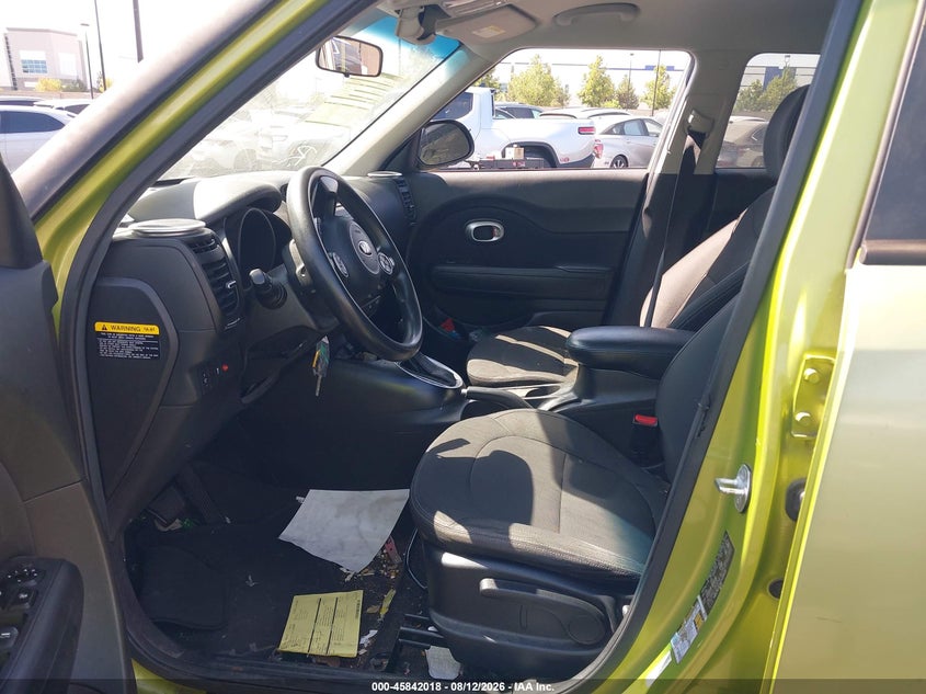 2014 Kia Soul VIN KNDJN2A26E7729491 IAAI salvage auction — FRONT END, Salvage Title, sold $925 on 2026-08-30 (photo 5)
