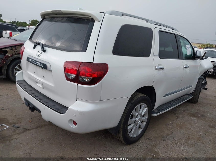 2021 Toyota Sequoia VIN 5TDGY5B13MS181477 IAAI salvage auction — FRONT END, Salvage (Texas), sold $12,775 on 2026-10-14 (photo 4)