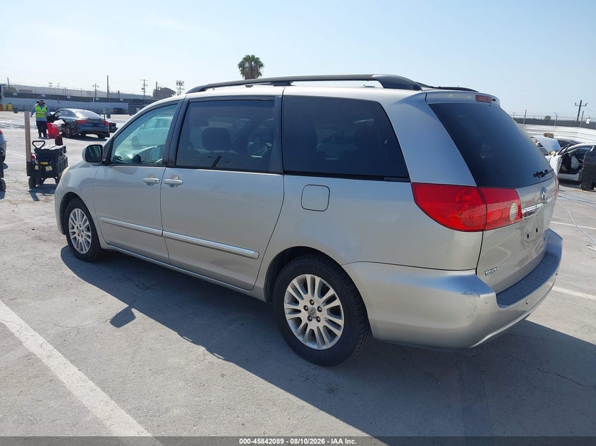 2008 Toyota Sienna VIN 5TDZK22CX8S146080 IAAI salvage auction — SIDE, Salvage (California), sold $1,150 on 2026-08-24 (photo 3)