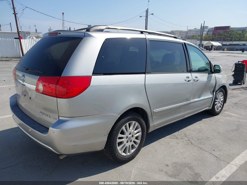 2008 Toyota Sienna VIN 5TDZK22CX8S146080 IAAI salvage auction — SIDE, Salvage (California), sold $1,150 on 2026-08-24 (photo 4)