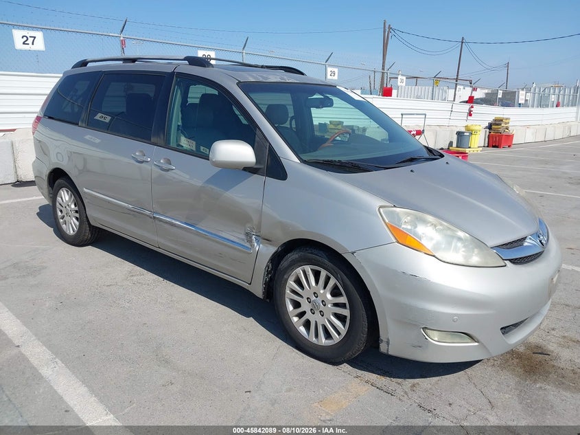 2008 Toyota Sienna VIN 5TDZK22CX8S146080 IAAI salvage auction — SIDE, Salvage (California), sold $1,150 on 2026-08-24 (photo 6)
