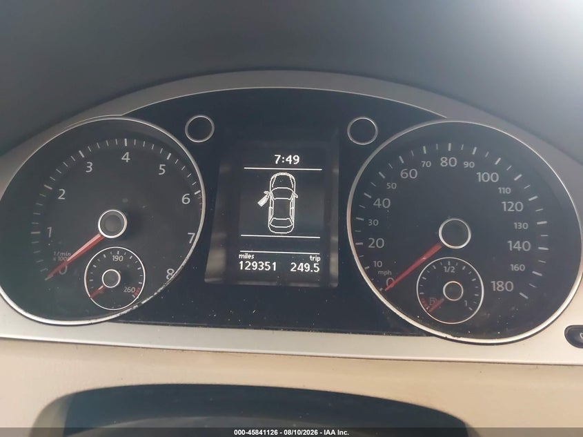 2011 Volkswagen Cc VIN WVWMP7ANXBE705622 IAAI salvage auction — NORMAL WEAR, Clear (Minnesota), sold $500 on 2026-08-14 (photo 7)